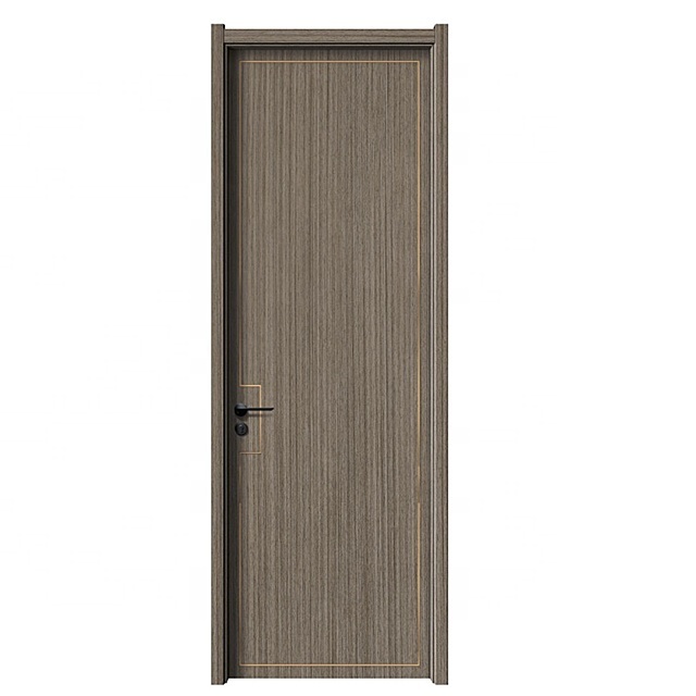 China Manufacturer Custom Made Uk Top Quality Door Interior Walnut Doors Wooden Prehung Door Set