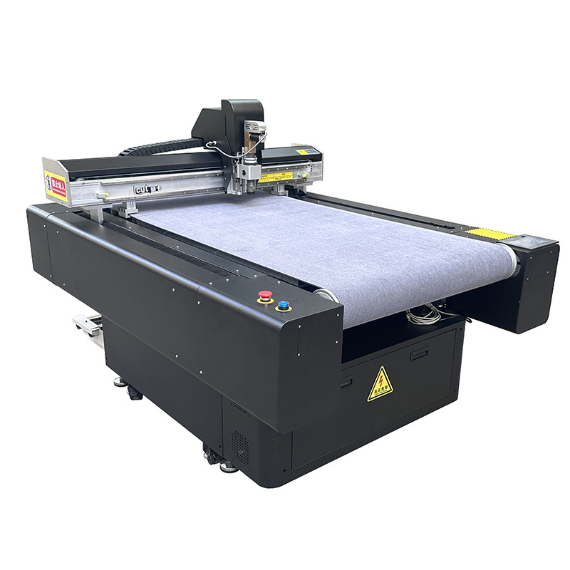 automatic cnc asbestos/cork rubber/ gasket knife cutting machine with oscillating knife