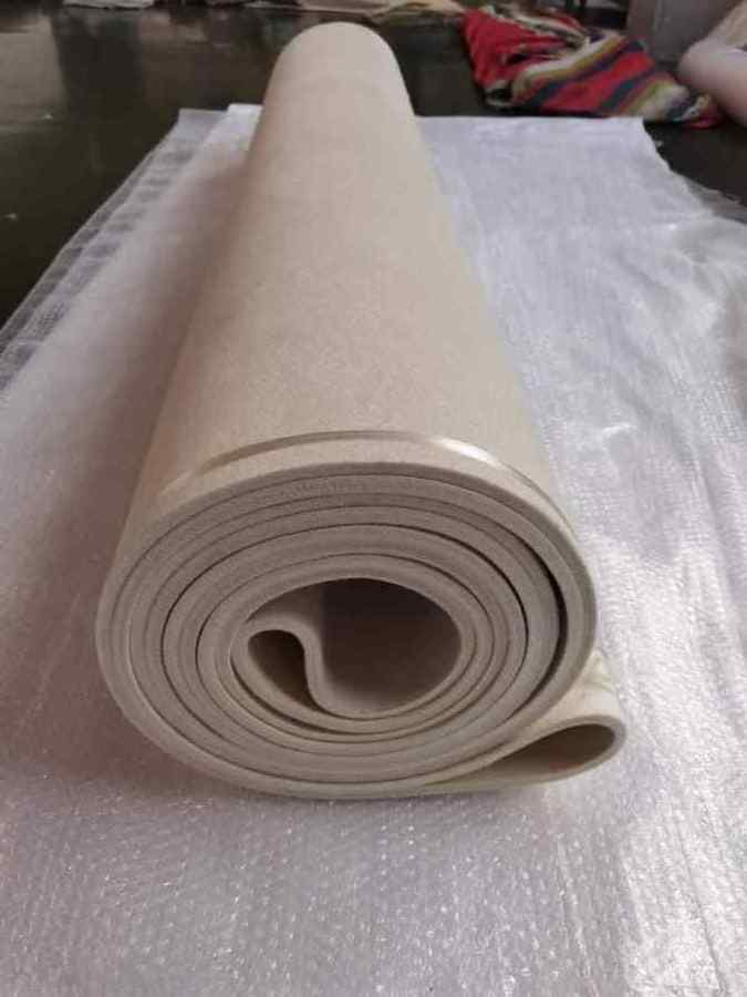 Heat Proof Endless Nomex Felt Belt Blanket For Roll To Roll Heat Transfer Printing Machine