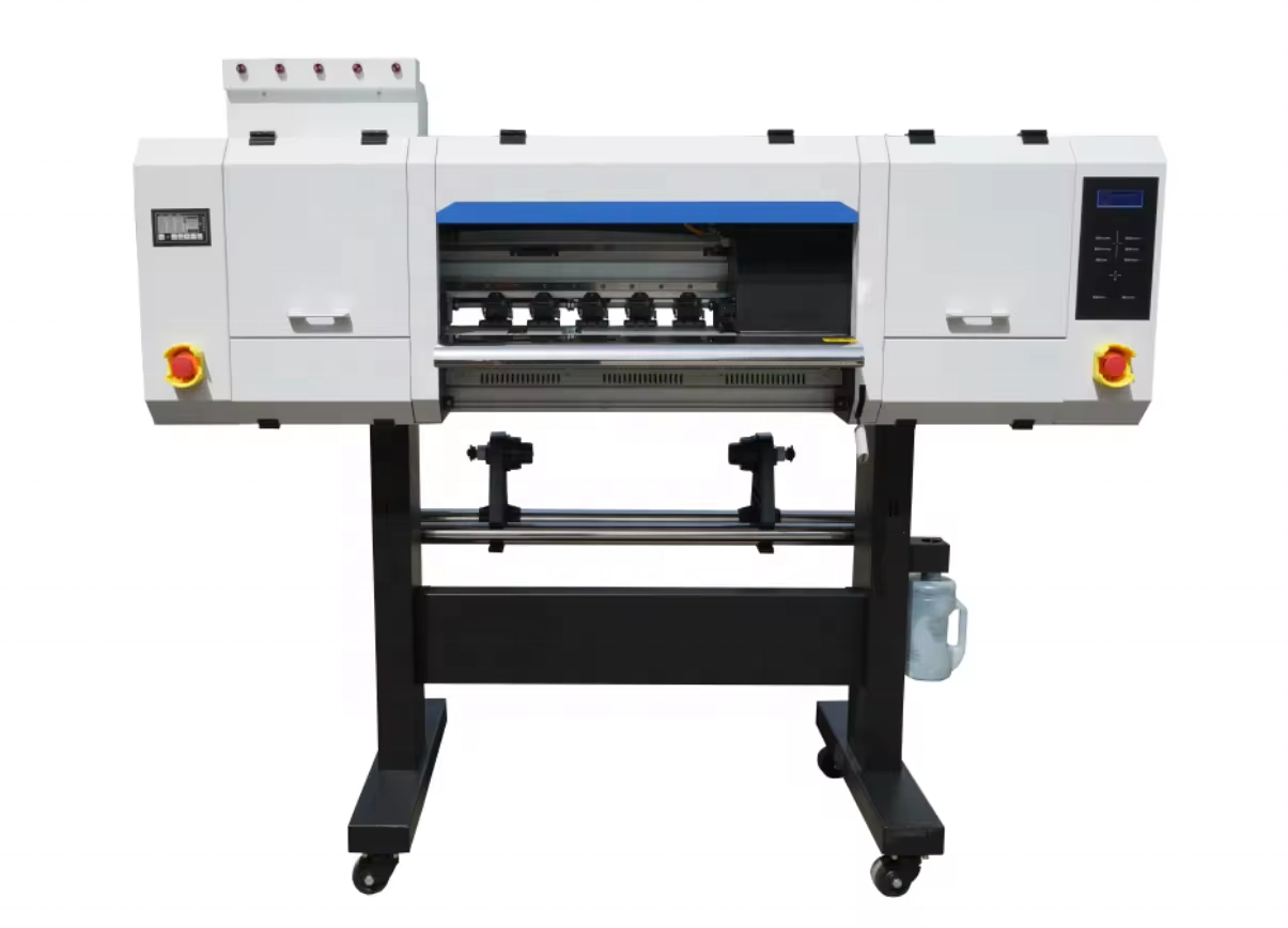 NDL 24 Inch 60cm Roll To Roll Pet Film Transfer Printer Cmykw Ink Printer For Garment Printing Dtf Direct To Film Dtf Printer