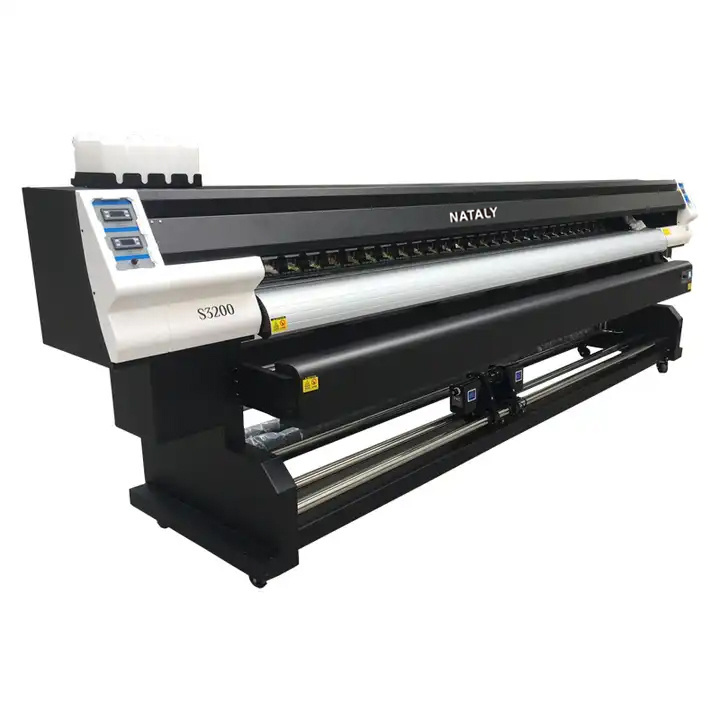 Digital Inkjet Vinyl Printer 3.2m Four I3200e1 Printhead Eco Solvent Machine For Car Sticker Flex Banner