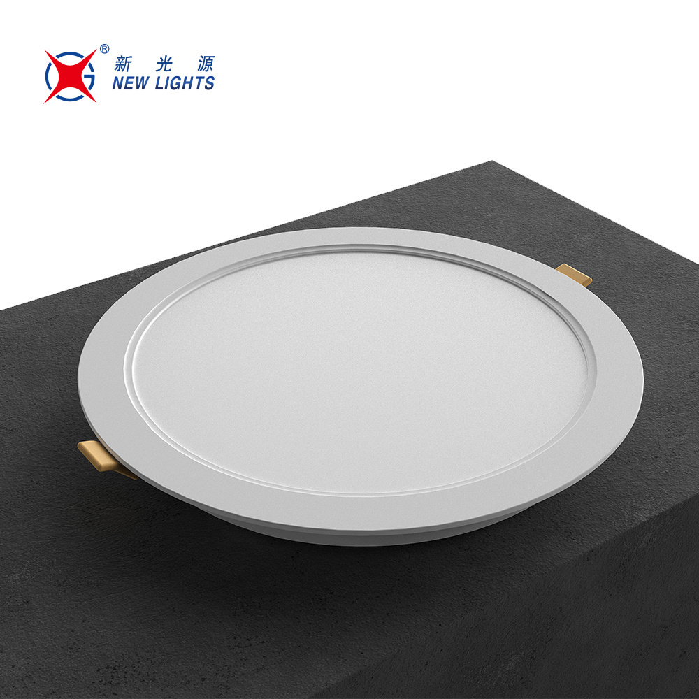 Round LED Small Panel Light Back Emission Recessed 5W 9W 12W 24W Plastic 2.5 inch 4 inch 6 inch 8 inch