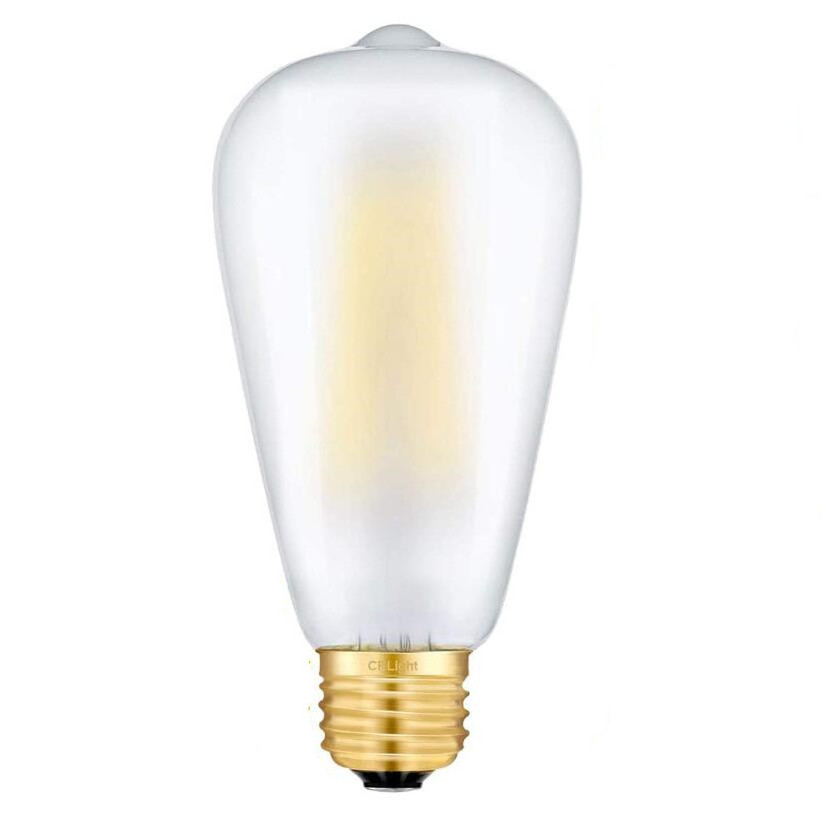 High Brightness Dimmable Vintage E26 ST21 Led Edison Bulbs 8W Soft Warm White 3000K E27 ST64 Antique Led Filament Bulbs