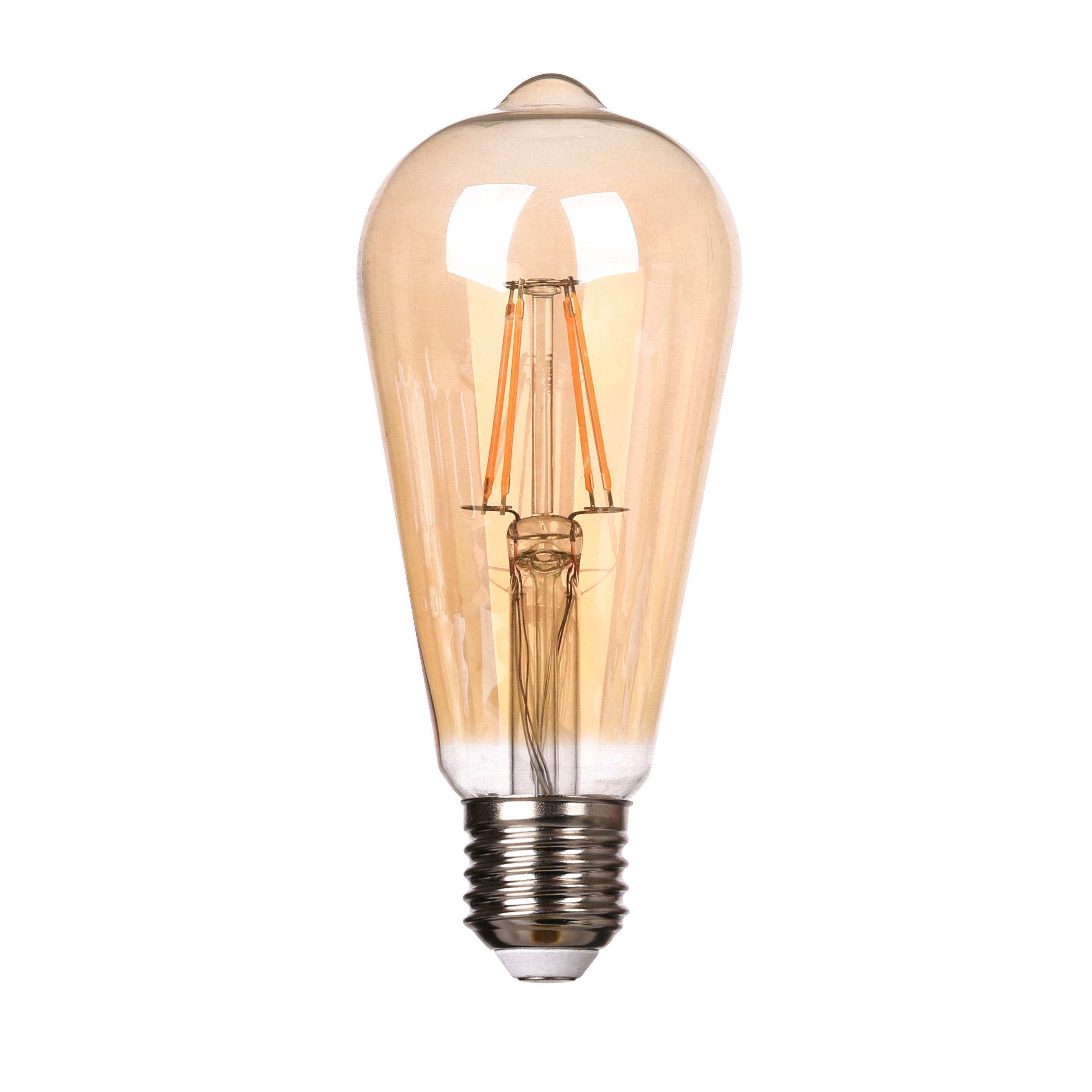 High Brightness Dimmable Vintage E26 ST21 Led Edison Bulbs 8W Soft Warm White 3000K E27 ST64 Antique Led Filament Bulbs