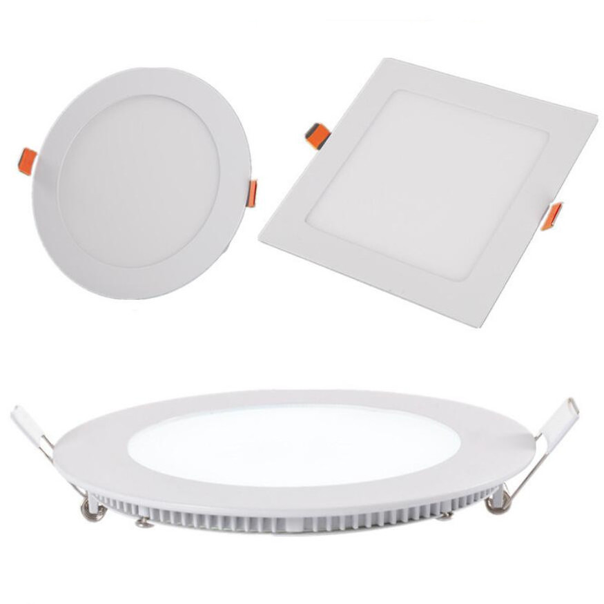 Round Square Shape Smart Microwave Motion Sensor Recessed Led Lighting Ceiling Lamp Lights