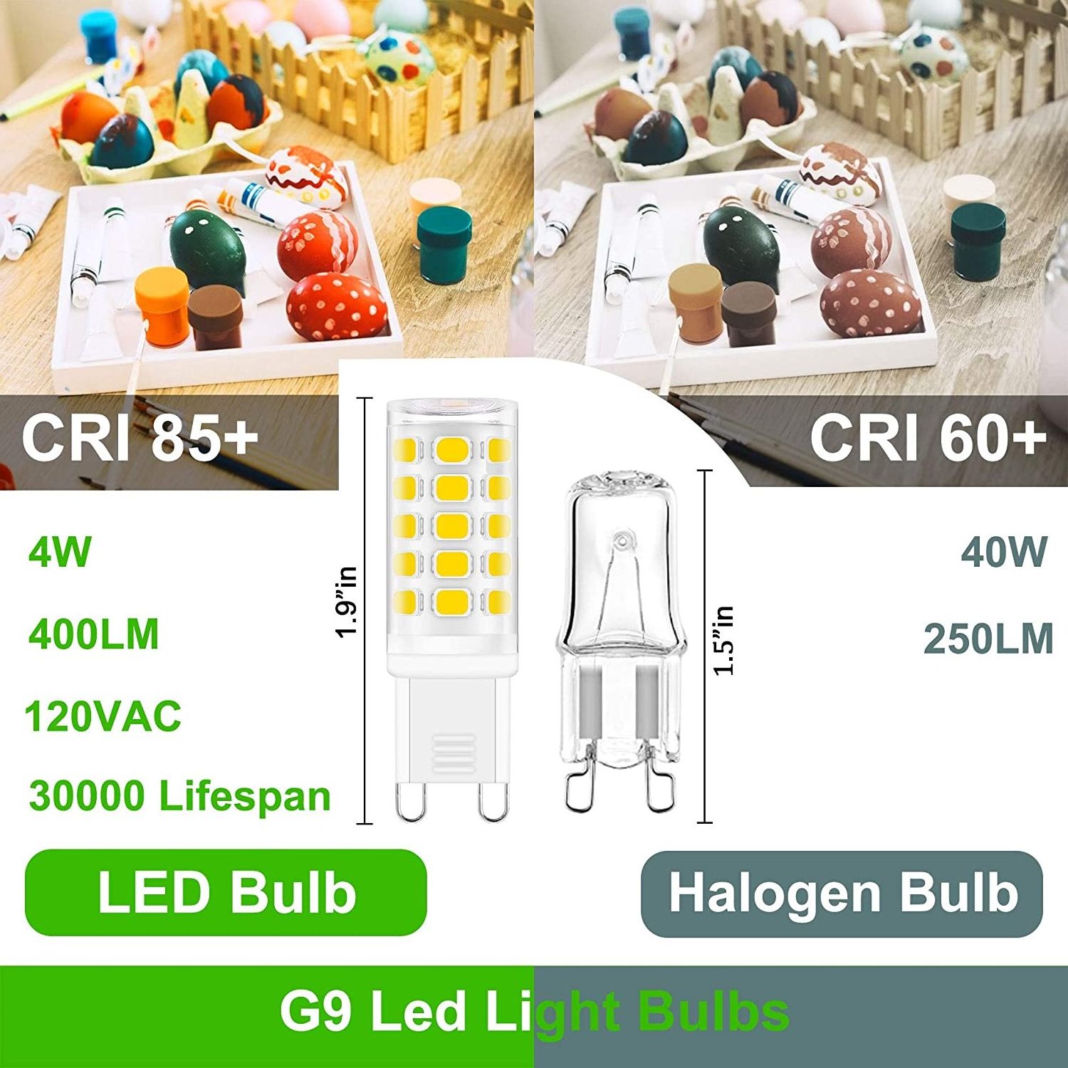 2022 Good Sell China factory CE CB ErP RoHS 2W/3W/4W/5W/7W No Flicker G4 G9 Series LED SMD Bulbs