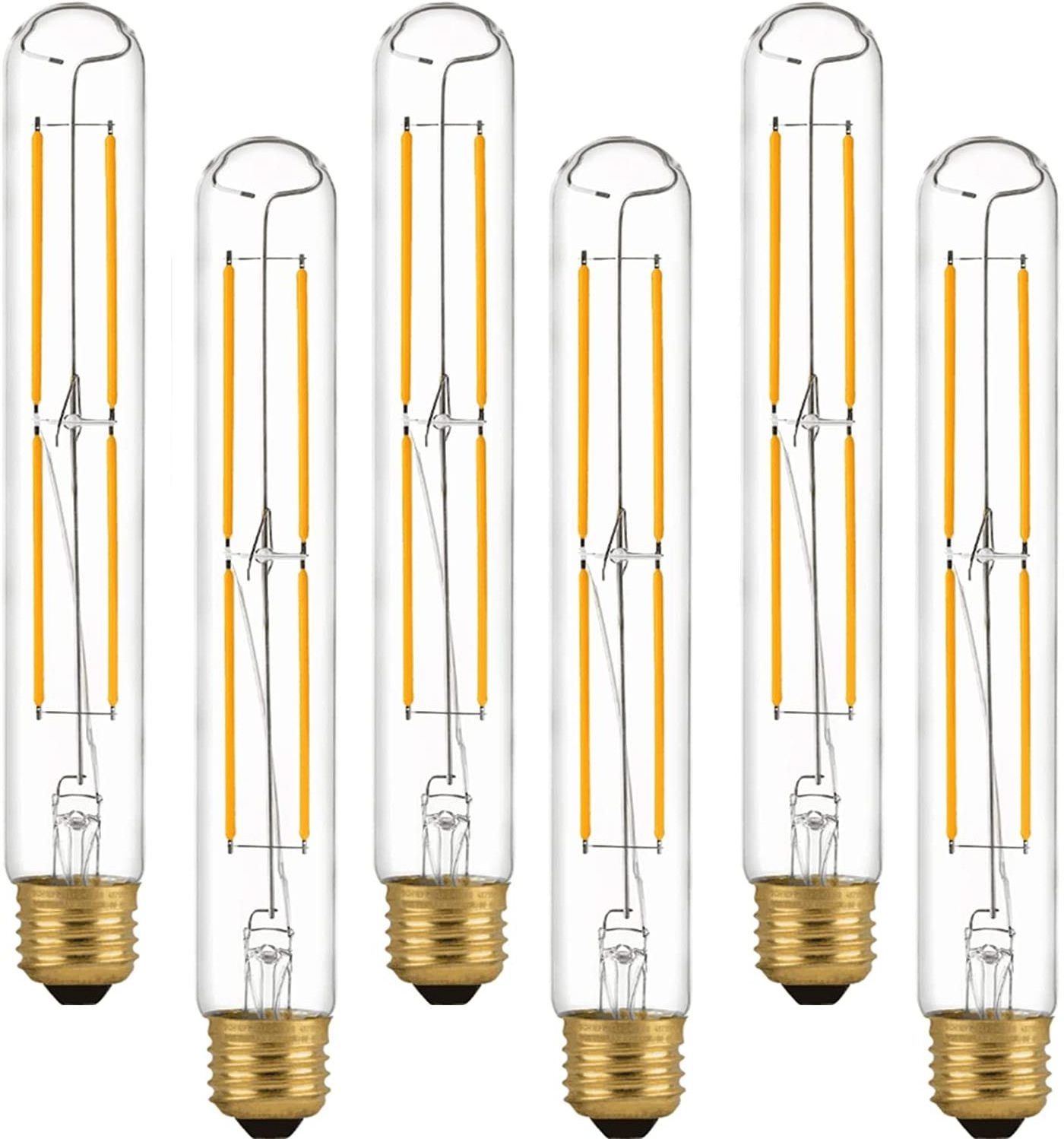 Decorative Factory Wholesale 2w/4w/6w/8w/10w/12w T-Series Clear Opal Amber Dimmable  T9 LED Filament Bulb