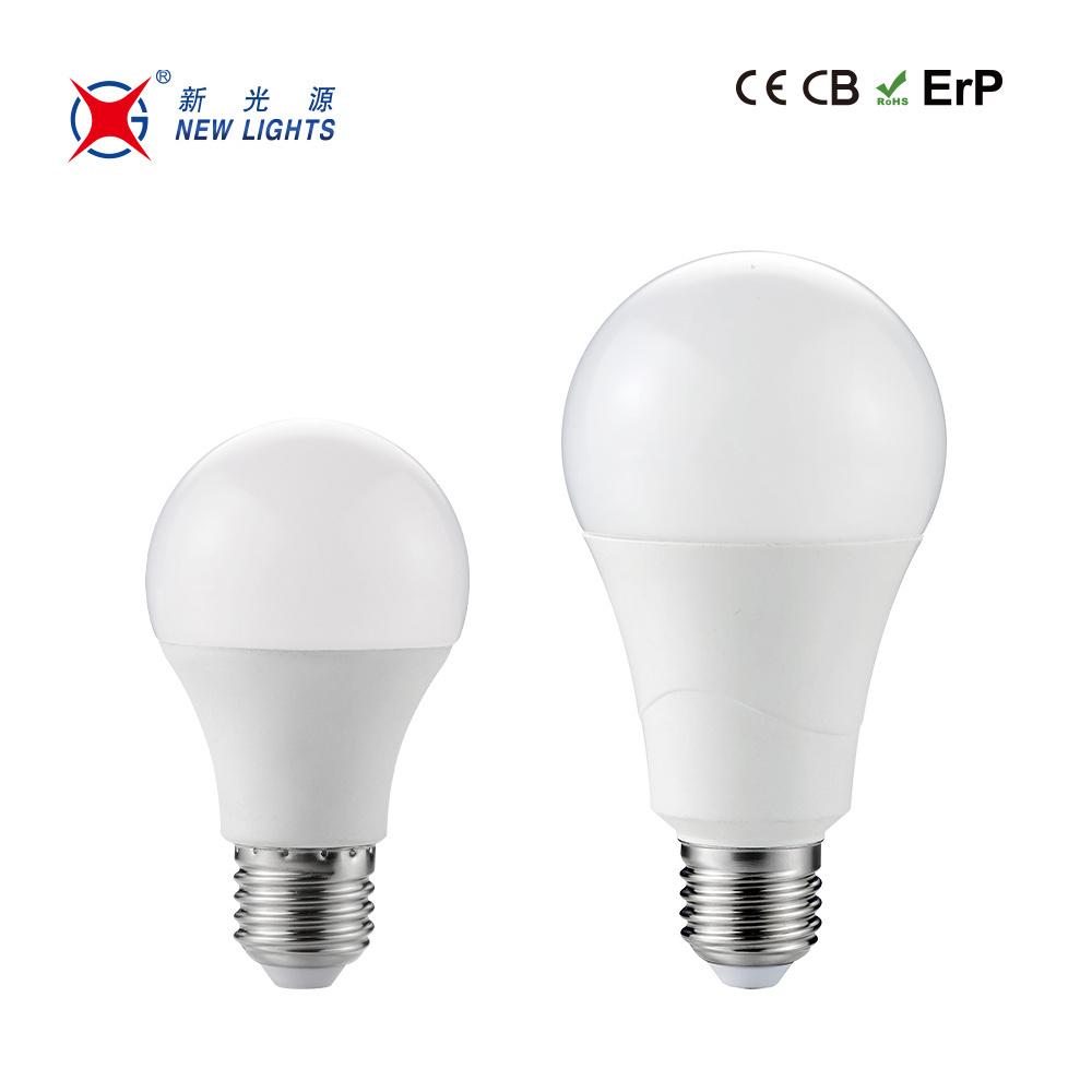 China Factory Supply wholesale 5000K 400lm 550lm E26 E27 B22d PC Cover Aluminum  PBT White A55 A60 A65 A70 A80 A95 LED SMD Bulbs