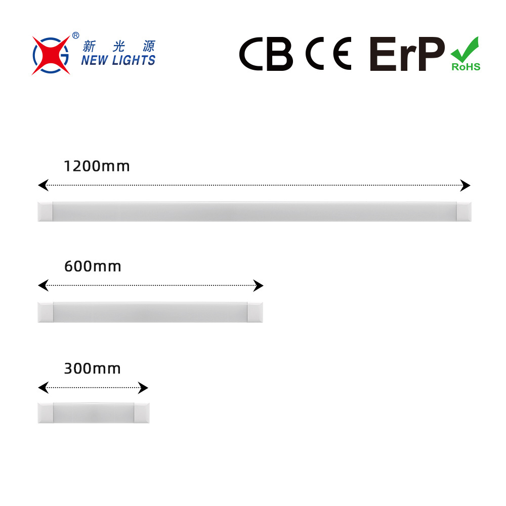 China Factory Manufacturer 18W 24W 36W 40W 6500K 8000K CCT SMD2835 ALU PC LED Purification Lamps LED Linear Fixture