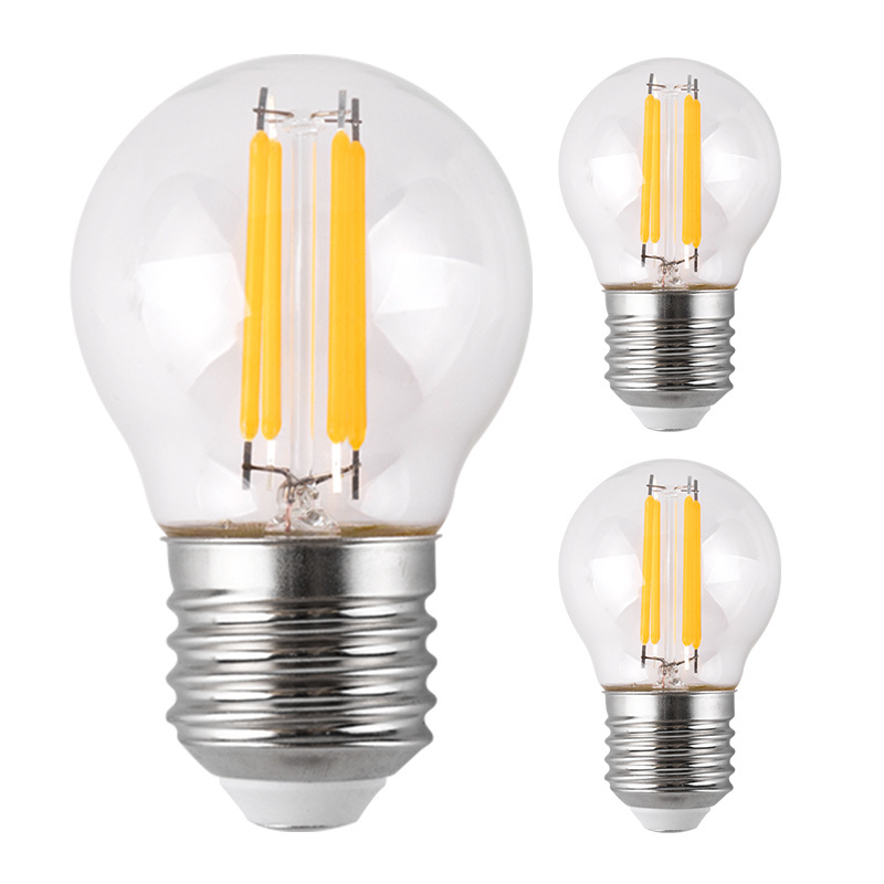 E12 E14 E26 E27 P45 G45 G50 G14 2W 3W 4W 5W Clear Amber Opal Frosted Vintage Edison Electric Light Bulb Filament Lamp LED Bulb