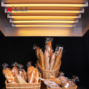 Supermarket Light 100lm/W Enhance Color 9W 12W 18W 22W 2ft 3ft 4ft 5ft Glass ALU+PC T8 Fresh Food Lighting LED Tube Bread