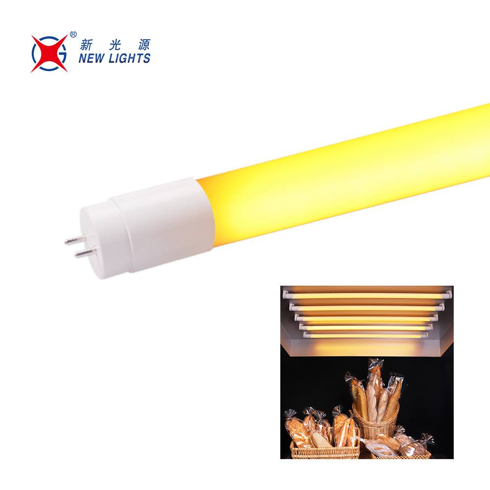 Supermarket Light 100lm/W Enhance Color 9W 12W 18W 22W 2ft 3ft 4ft 5ft Glass ALU+PC T8 Fresh Food Lighting LED Tube Bread