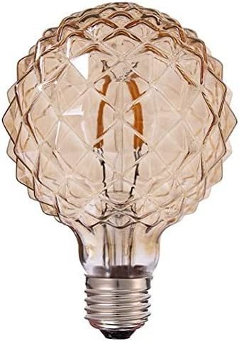 XGY Factory Decorative 4W Glass E26 E27 B22d 1800K 2200K Round 60lm Amber Clear Special Shape Bulb Modern LED Filament Bulb