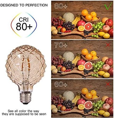 XGY Factory Decorative 4W Glass E26 E27 B22d 1800K 2200K Round 60lm Amber Clear Special Shape Bulb Modern LED Filament Bulb