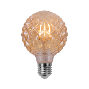 XGY Factory Decorative 4W Glass E26 E27 B22d 1800K 2200K Round 60lm Amber Clear Special Shape Bulb Modern LED Filament Bulb