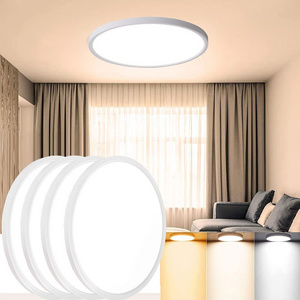 Modern LED Ceiling Light 6W 12W 20W 30W 25mm Decorative Living Room Surface CCT Ultra Slim 6500K 220v