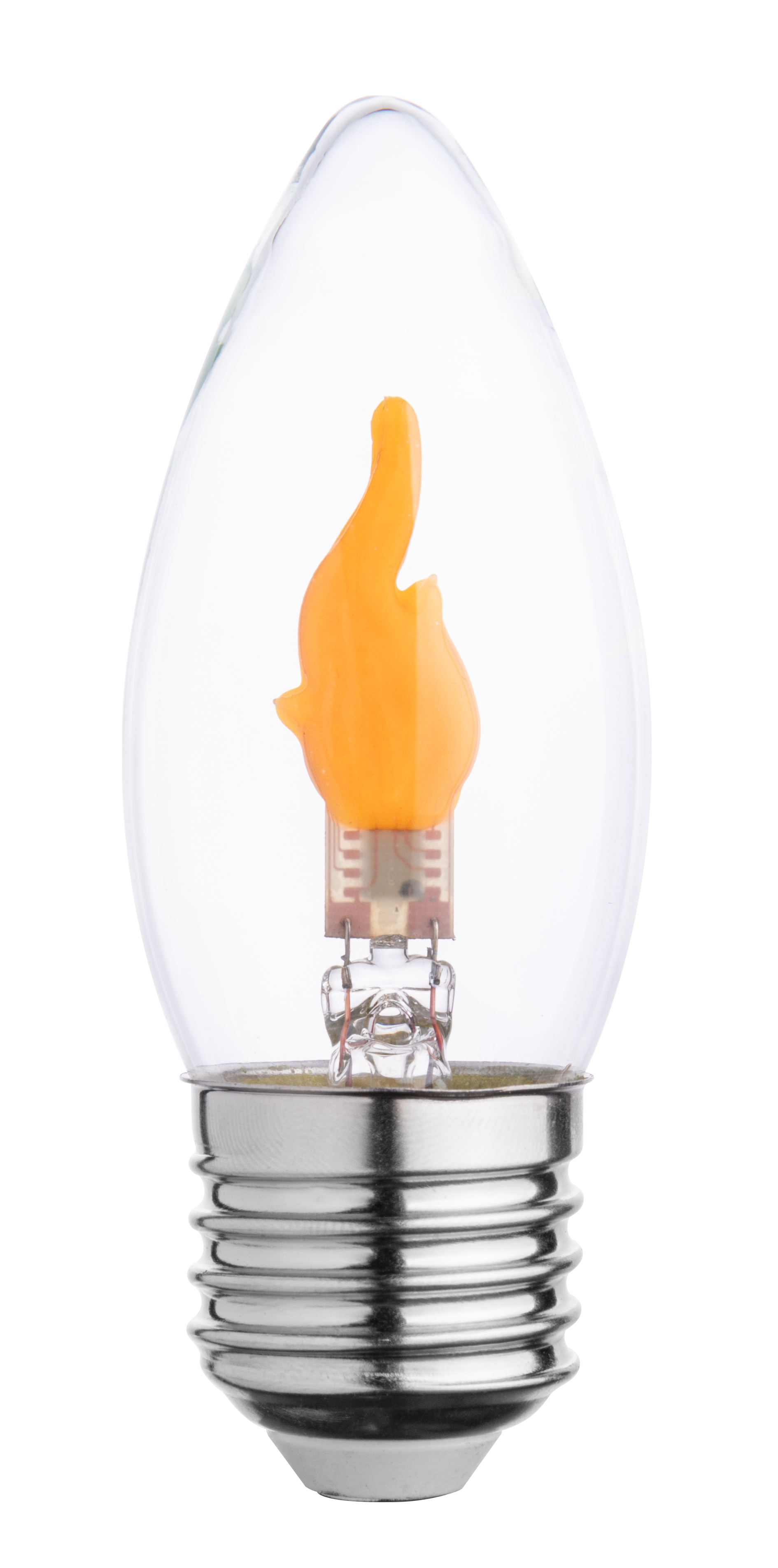 DC 3V AC 110V 220V E12 E14 E26 E27 Decorative C35 Candelabra Candle Flicker Fire Flame Effect Led Flickering Flame Bulb