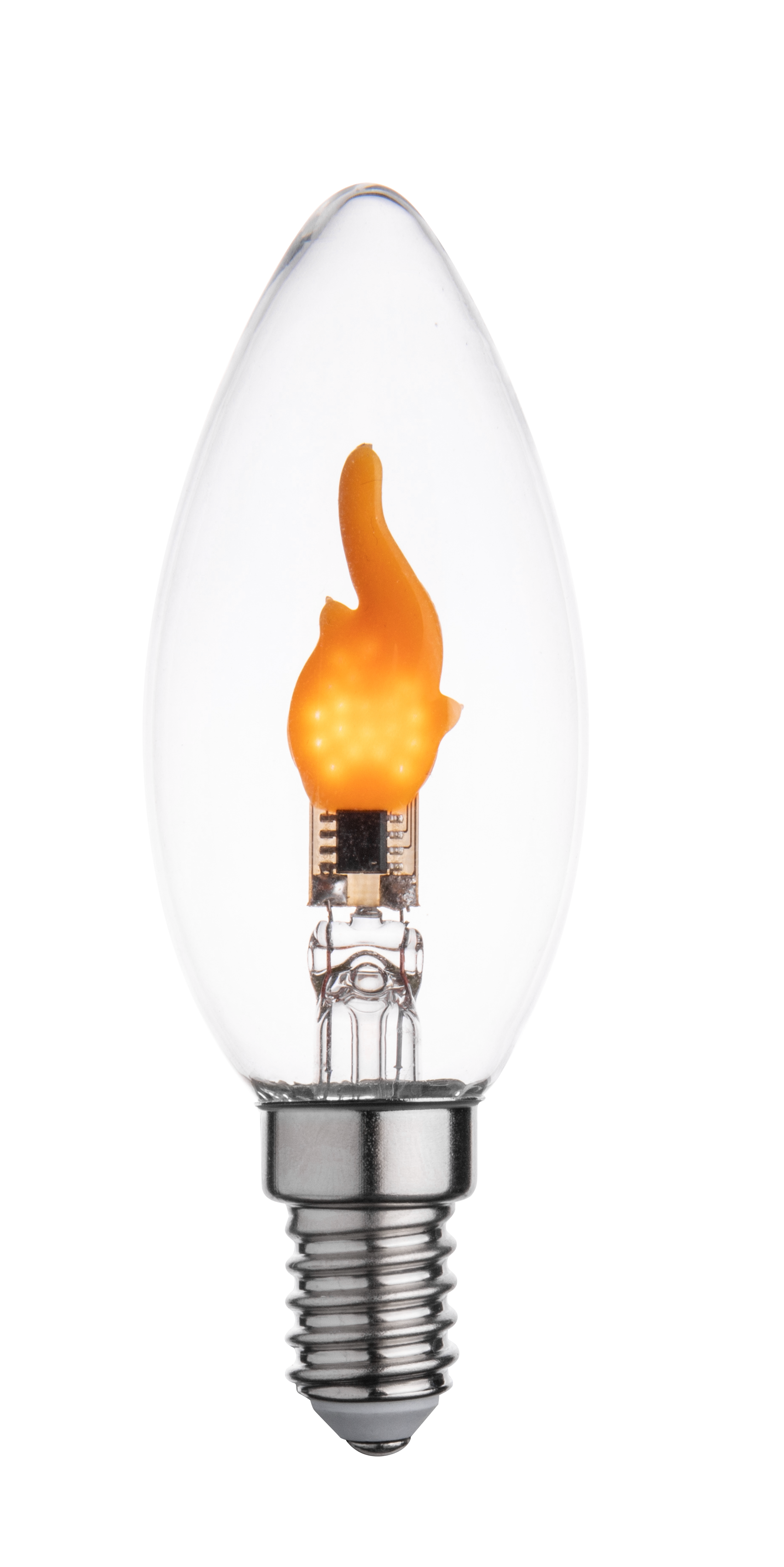 DC 3V AC 110V 220V E12 E14 E26 E27 Decorative C35 Candelabra Candle Flicker Fire Flame Effect Led Flickering Flame Bulb