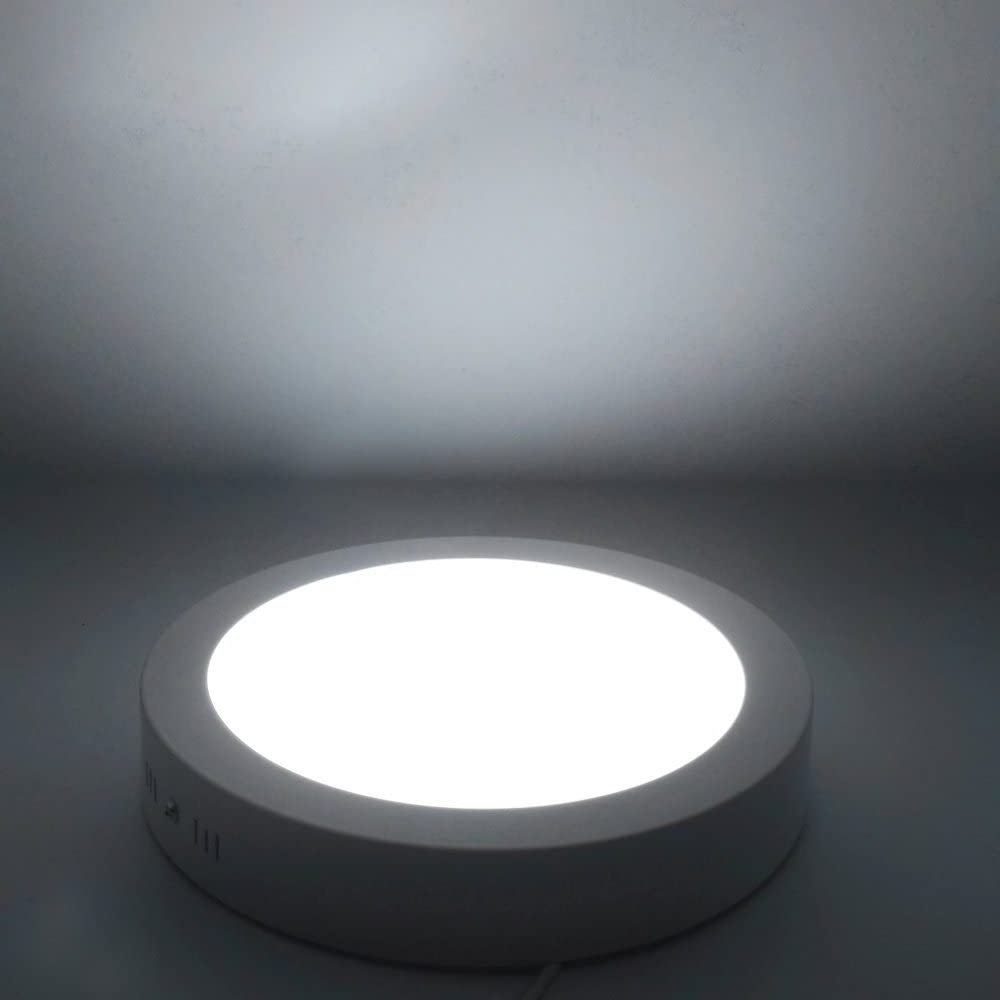 Surface 6w 12w 18w 20w 24w Led Round Recessed Panel Light 3000K 4000K 6000K Iron PS 110V 220V