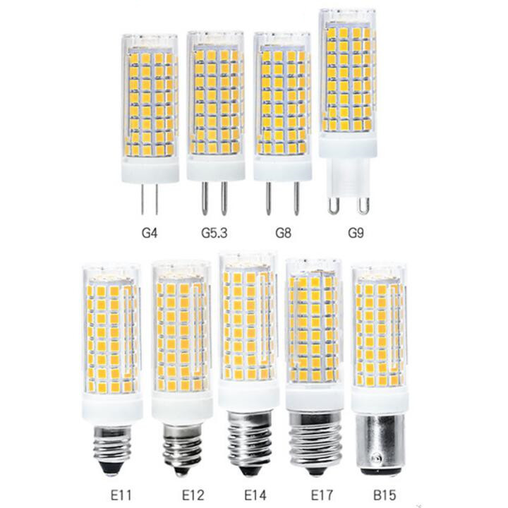 China Manufacturer Energy Saving Indoor Chandelier Dimmable 3W 5W 7W 9W 12W G4 G9 E12 E14 E26 E27 Led Corn Light Bulb