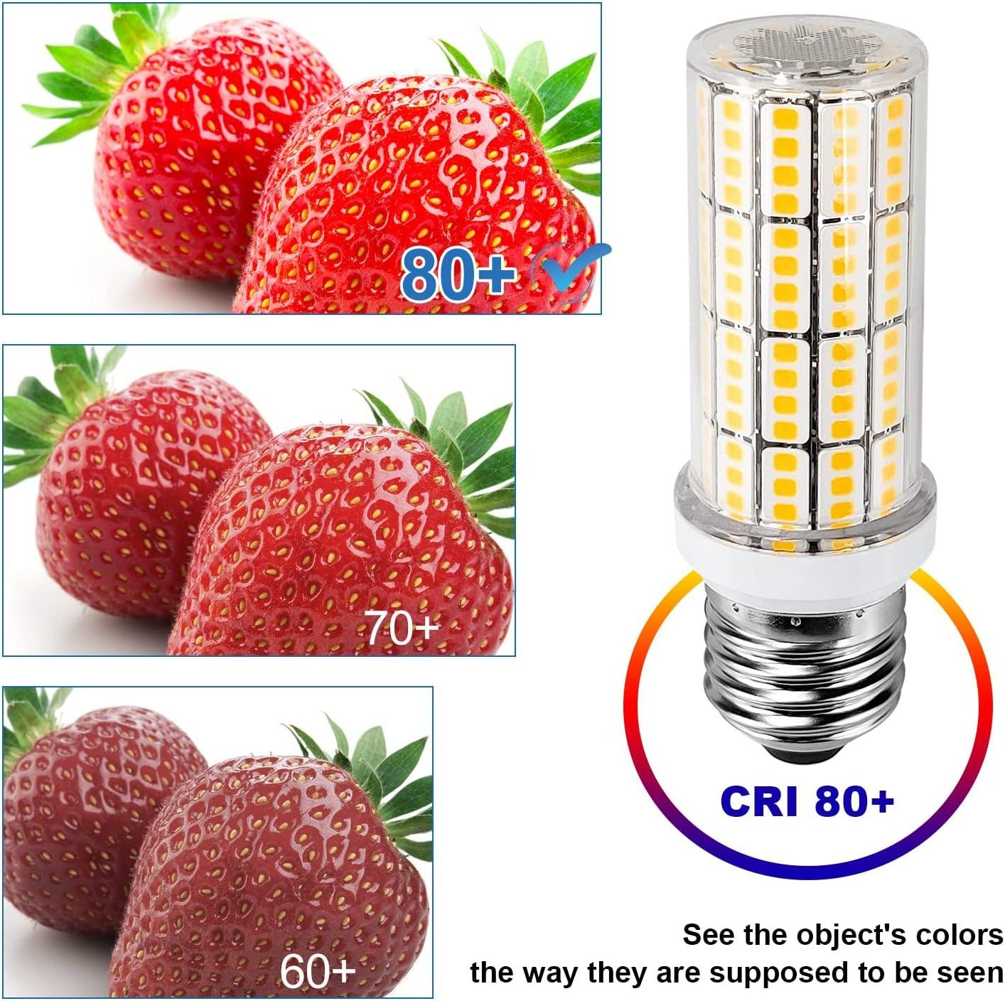 China Manufacturer Energy Saving Indoor Chandelier Dimmable 3W 5W 7W 9W 12W G4 G9 E12 E14 E26 E27 Led Corn Light Bulb