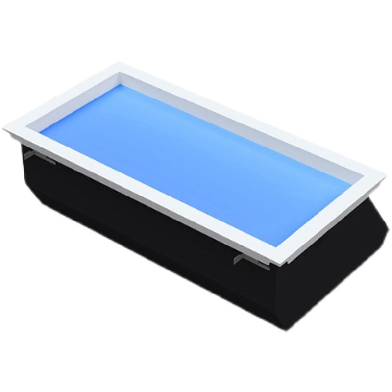 Smart Intelligent Tuya Artificial LED Skylight Simulator 50W 100W 150W Dimmable CCT Adjustable Modern Led Blue Sky Panel Light