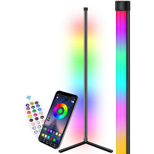 Nordic Decorative Color Changing Smart Wireless Wifi App Control RGB Wall Corner Led Lamp for Bedroom