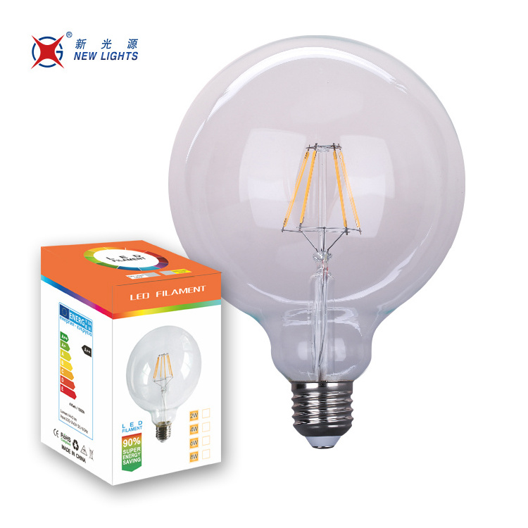 2700K 3000K 4000K Dimmable Vintage Frosted Led Light Bulb 2W 3W 6W Led Filament Bulb E27