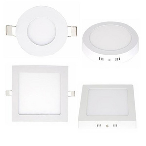 Indoor Round Square Flush Recessed Surface Mounting Panel Down Lights Modern Design 3W 6W 9W 12W 18W 24W 30W Led Ceiling Light