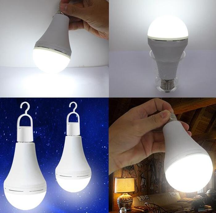 China Factory Cheap Price BIS CE ROHS 7W 9W Intelligent Led Emergency Rechargeable Light Bulb 12 Watt