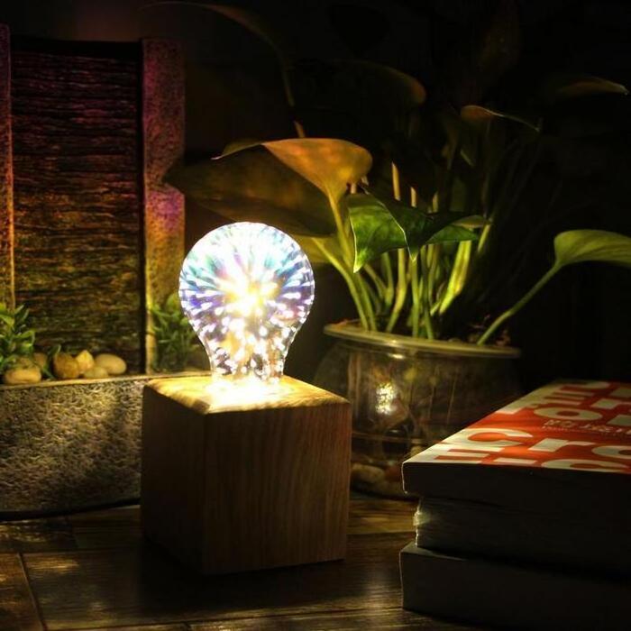 Decorative Unique E27 Base A60 Saudi Arabia Led Light Bulb String Light, Led Firework Bulb