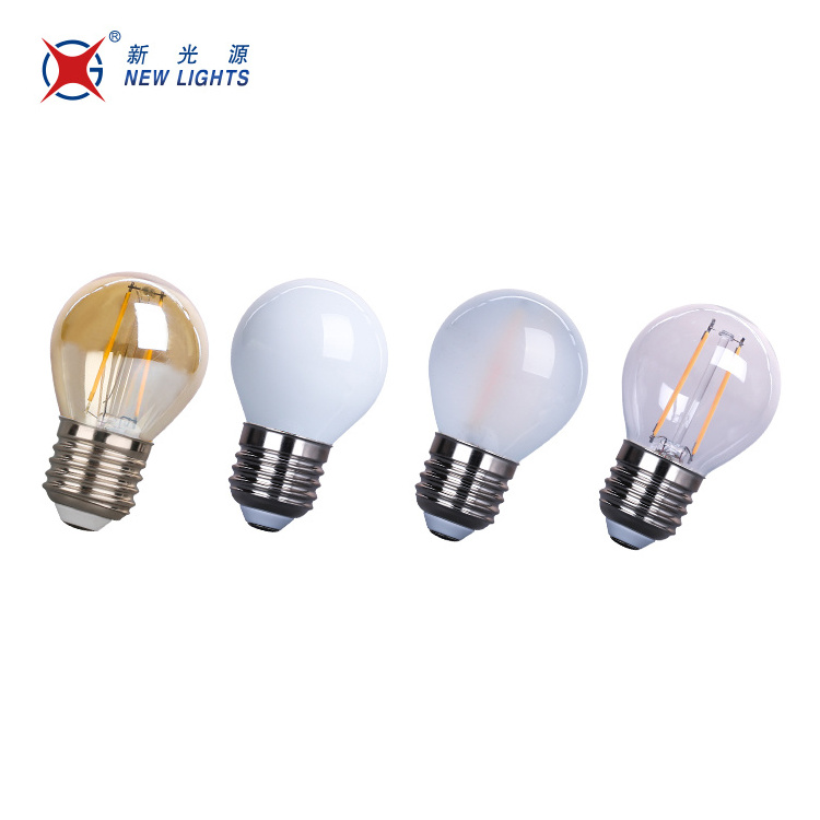 Dimmable Filament Lighting Lamp G45 12 Volt 5 Watt Led Edison Bulb E17 E26, G50 Led Bulb