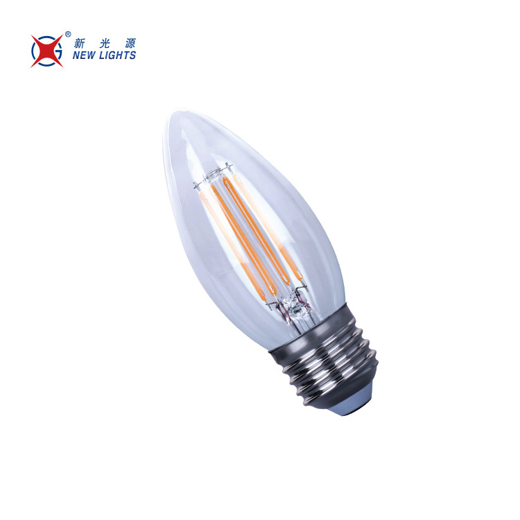 E12 E27 Candle Shape Light Lamp 6V Led 3V Bulb, 24V 3W E14 Battery Operated Led Light Bulb