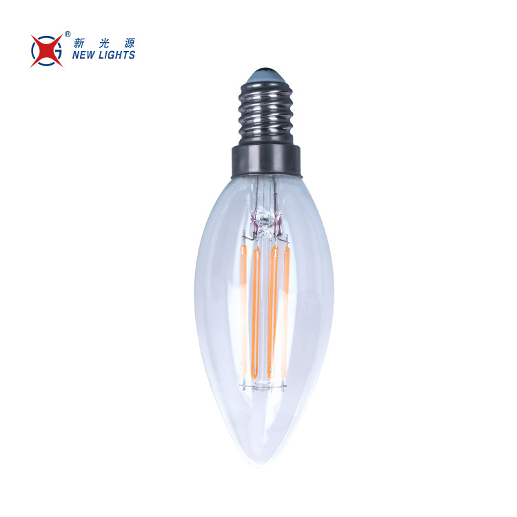 E12 E27 Candle Shape Light Lamp 6V Led 3V Bulb, 24V 3W E14 Battery Operated Led Light Bulb