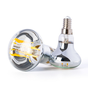 R50/R16 R80/R25 R63/R20 LED filament bulb E12 E14 E26 E27 B22 base 4W 6W PF>0.5  RA80 no flicker factory price LED Filament bulb