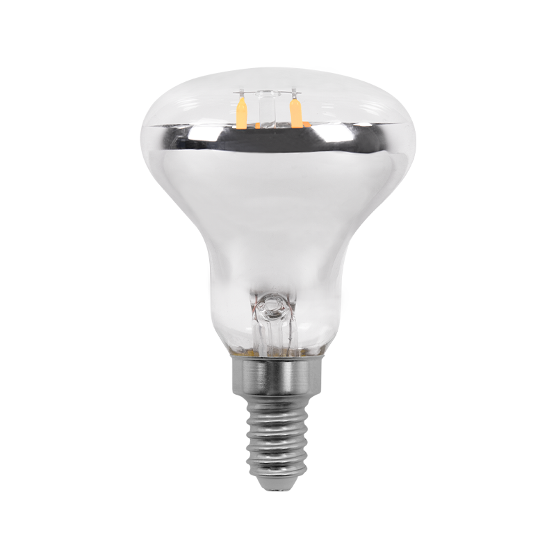 Led Filament Bulb R50/R16 R80/R25 R63/R20 4W 6W RA80 factory price 2 Years Warranty E12 E14 E26 E27 B22 glass Fluorescent Light