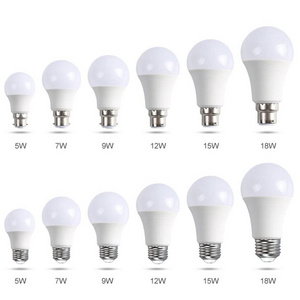 CE ROHS ERP 220V Energy Saving No Flicker Light Bulb Raw Material Dimmable 5W 7W 9W 12W 15W 18W 24W E27 Led Bulb Lamp for Home