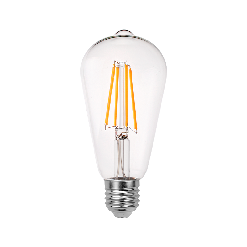 Free Sample Retro bulb Edison ST64 4W 6W 8W 10W filament lamp support can sky light  E12 E14 E26 E27 lamp head 120V-23V