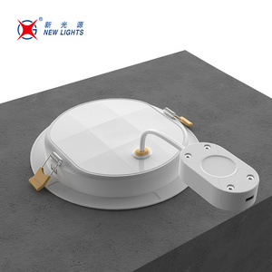 Round LED Small Panel Light Back Emission Recessed 5W 9W 12W 24W Plastic 2.5 inch 4 inch 6 inch 8 inch