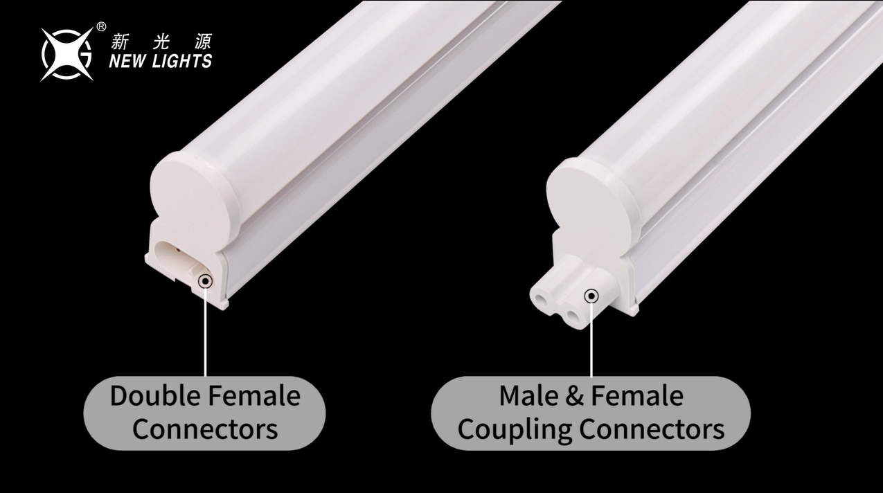 1ft 2ft 3ft 4ft Clear Frosted Cover 5W 9W 12W 18W 3000K 4000K 6500K Full PC T5 Integrated LED Fixture