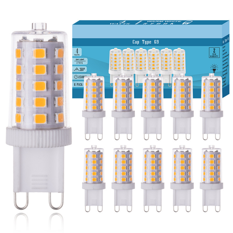 High Quality Wholesale Manufacture LED G9 Series No Flicker Dimmable Option Milky White PC Case High Lumen LED SMD Bulbs