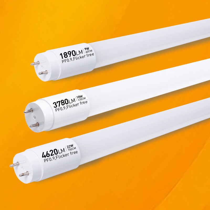 Wholesale 4 foot 2 foot Led Bulbs 600mm 1200mm 1500mm 9W 18W 24W T5 T8 Led Tube Led Fluorescent Light