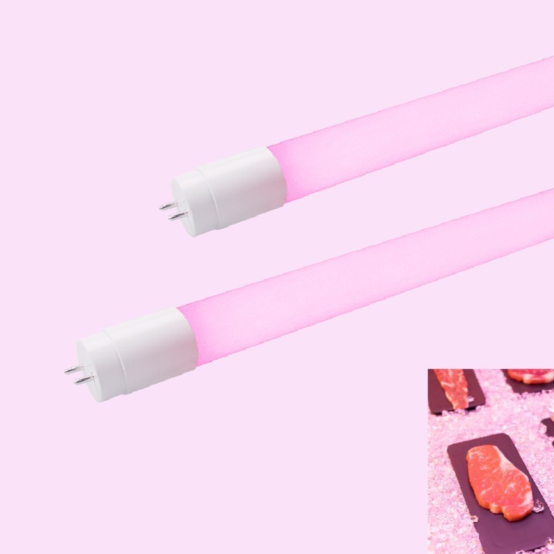 Market Shop LED Light Pink LED Tube 60cm 1200mm 10W 18W T8 LED Fresh Meat Food Tube Lighting