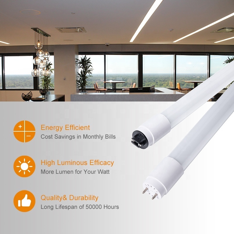 Wholesale Led Fluorescent Tube Replacement 4 foot 2 foot Led Bulbs 600mm 1200mm 9W 18W 24W T5 T8 Led Tube Led Fluorescent Light