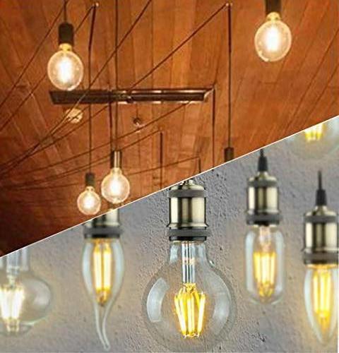 Hot Class A 210lm/w High Light Effect Erergy Saving E26 E27 2.5W 4W 6W 8W G80 G95 G125 LED Filament Globe Bulb Light