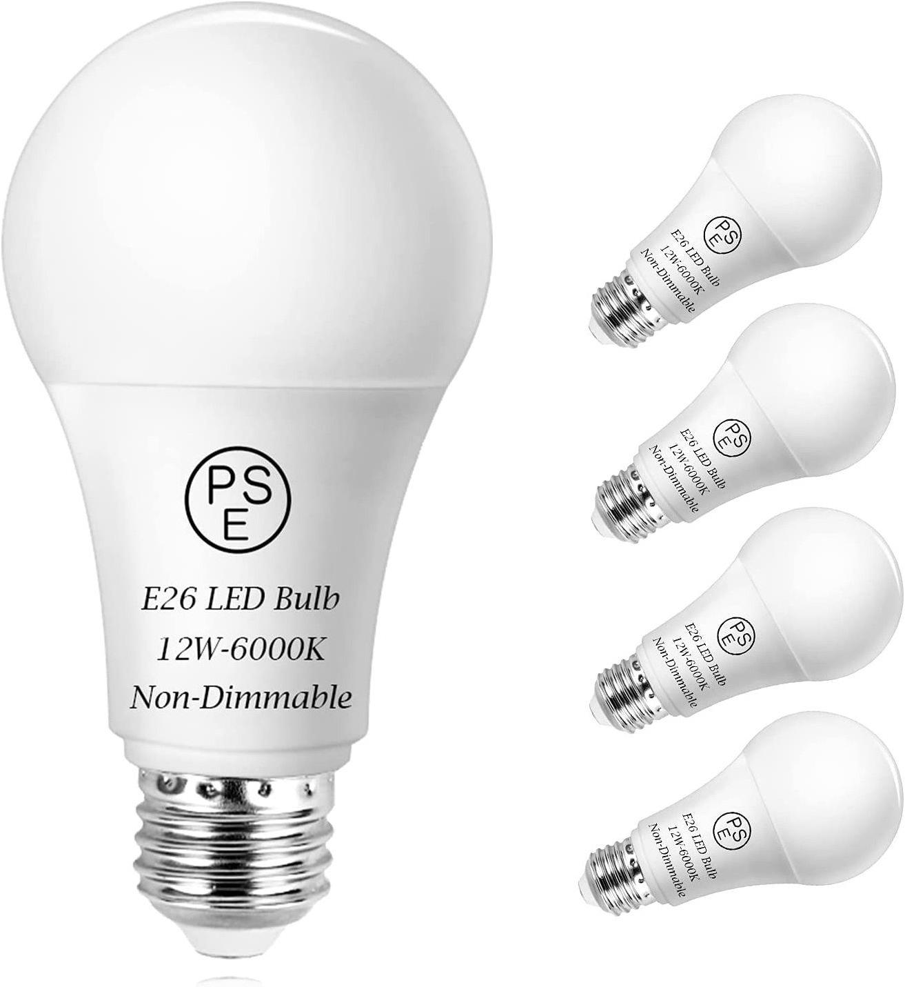 High Quality PSE  E26 Base Led Bulb 12W Warm  Cool White Good Heat Dissipation For Indoor 100V Raw Material A60 A70 LED SMD Bulb