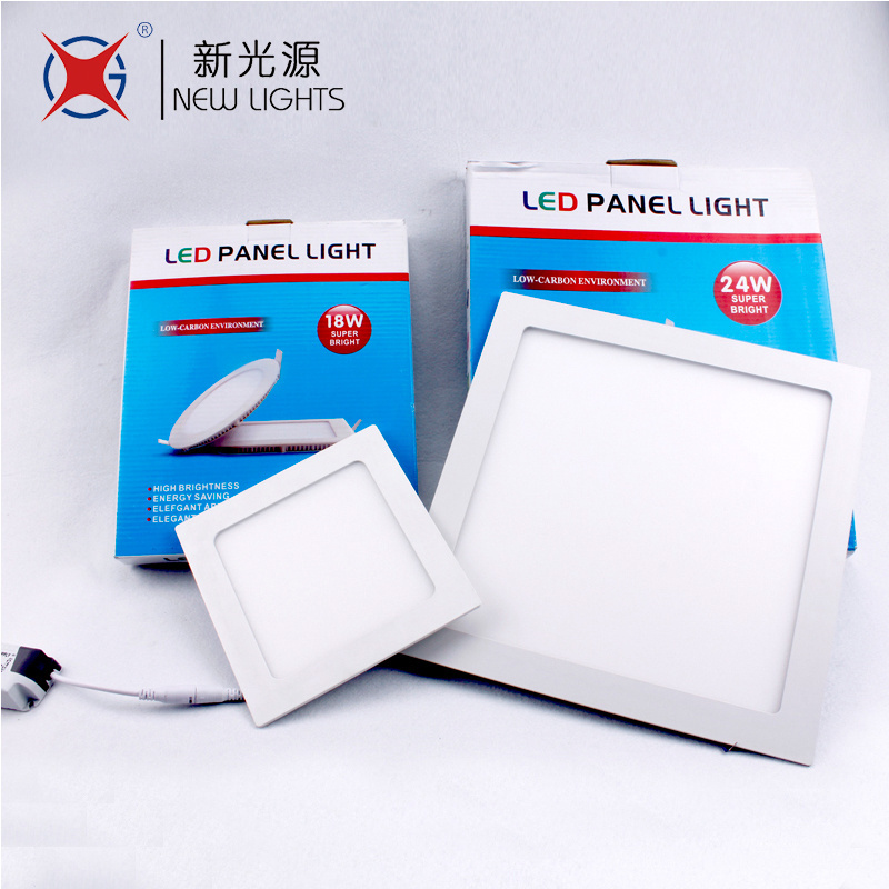 Made in China 85-265V small square recessed ceiling lighting 3w 6w 12w square light panel led