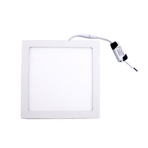 Made in China 85-265V small square recessed ceiling lighting 3w 6w 12w square light panel led