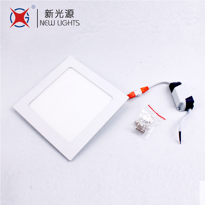 Made in China 85-265V small square recessed ceiling lighting 3w 6w 12w square light panel led