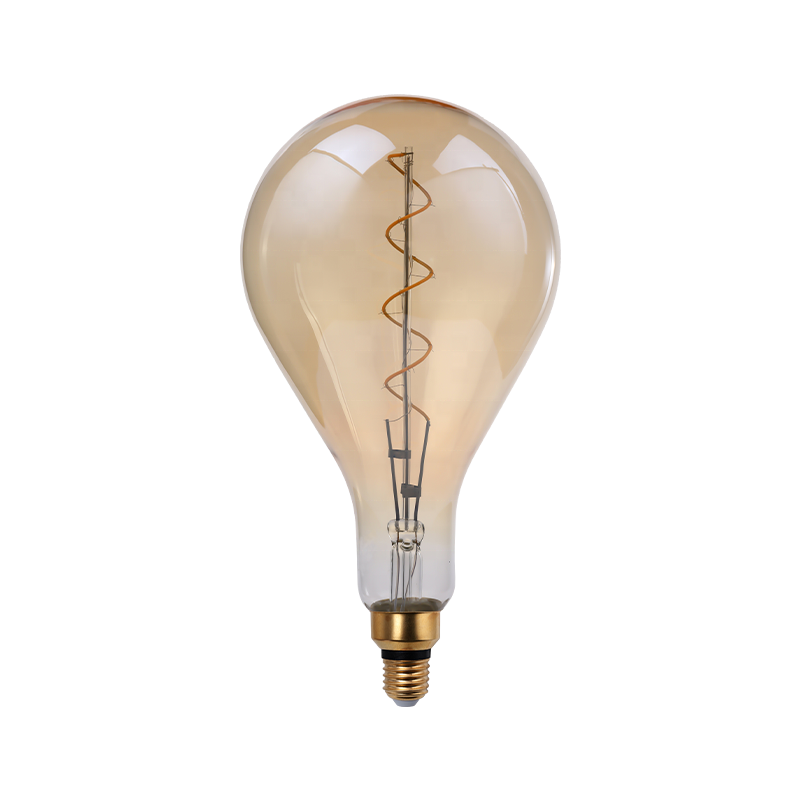 Factory Price Smoke Glass LED Edison Bulb 4W 6W 8W BT180 E27 E40 Large Huge Oversize Filament Bulb Light